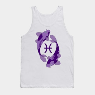 Pisces (Royal Purple) Tank Top